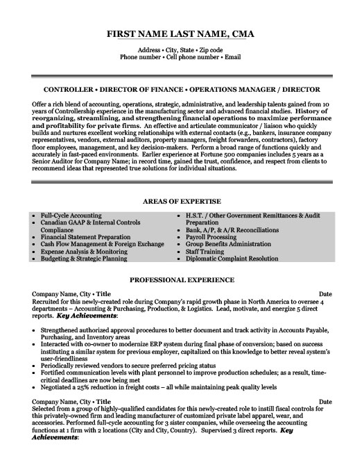 Director of Finance