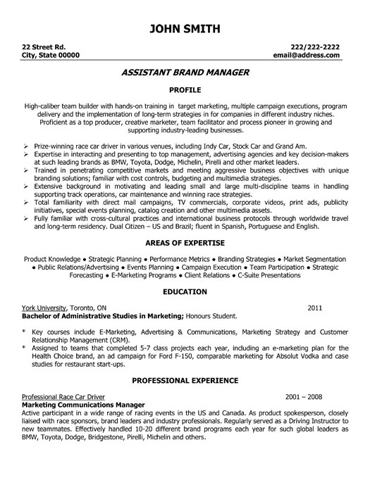 Assistant Brand Manager